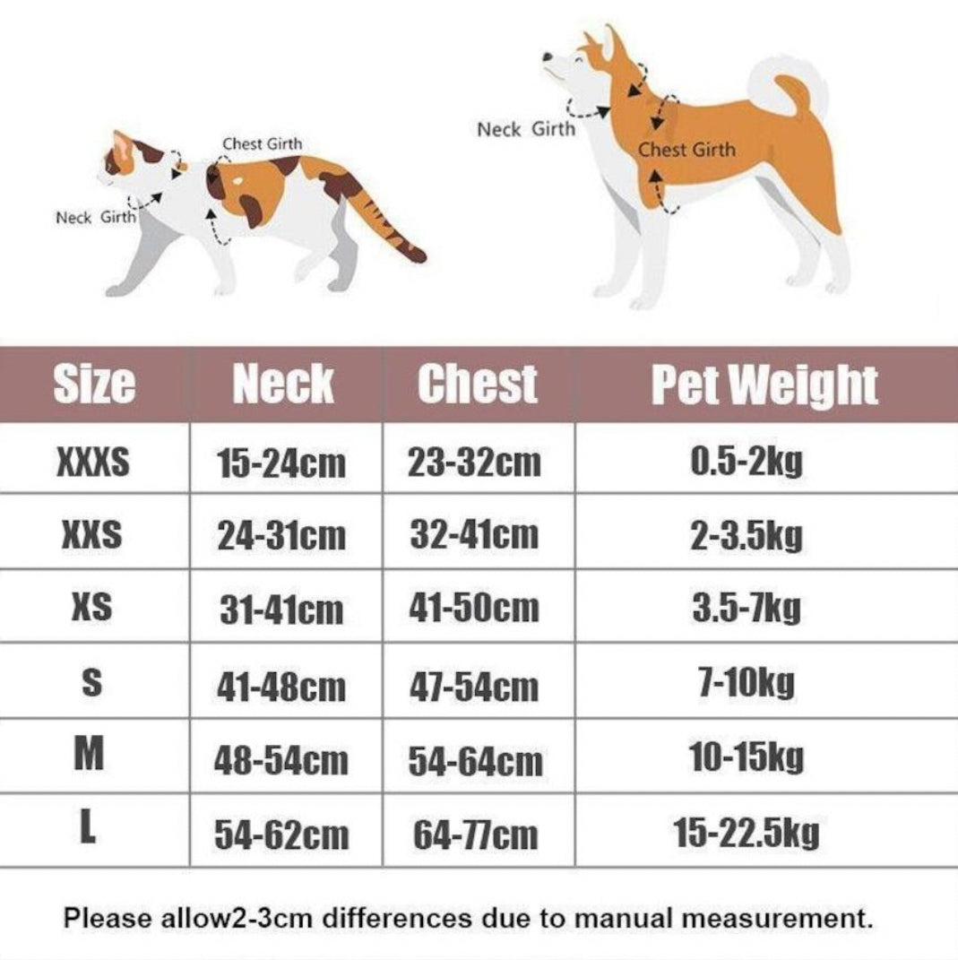 Adjustable Dog Harness for Small to Medium Dogs & Cats