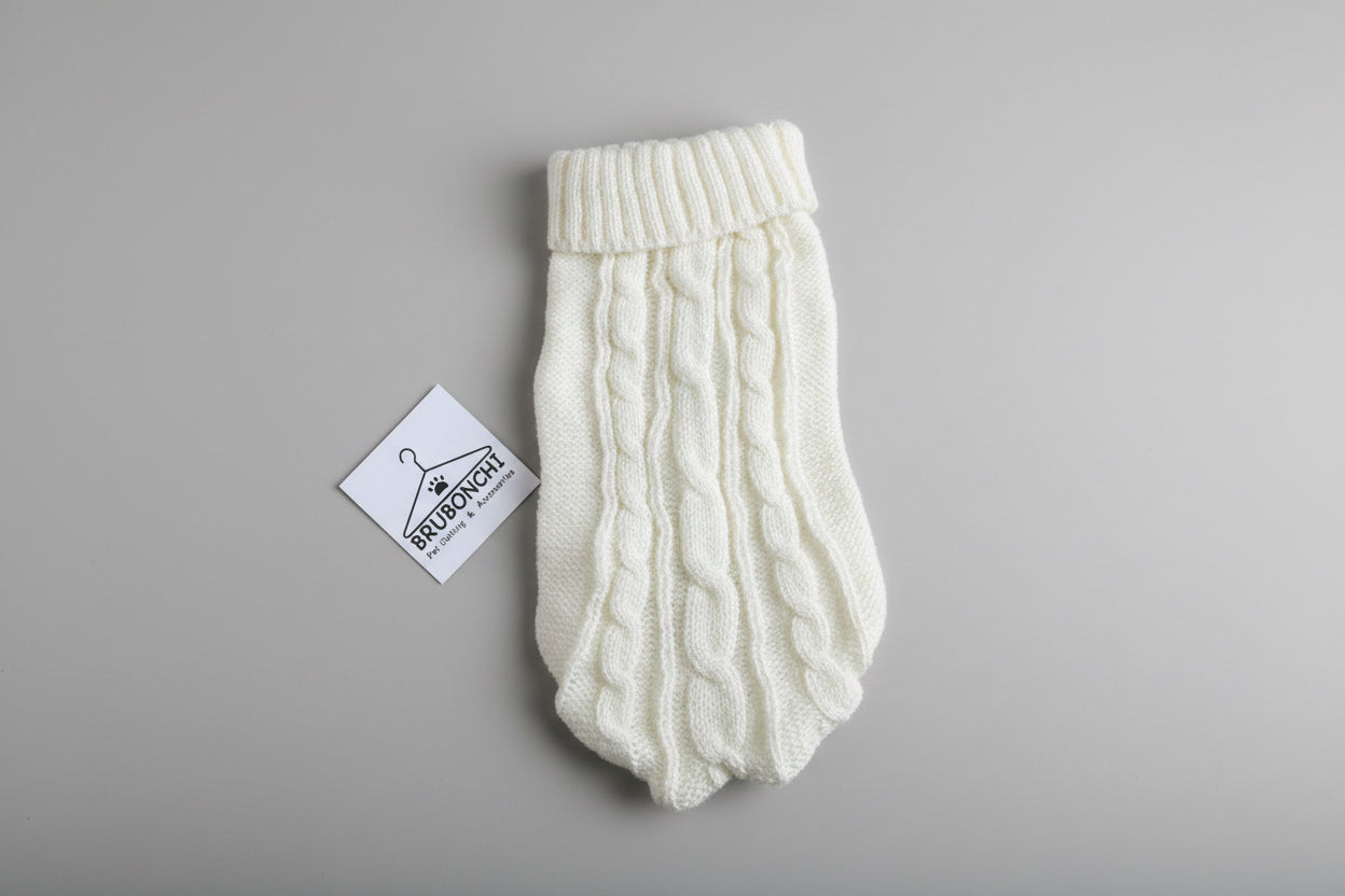 Pet Sweater for small to medium Dogs & Cats , Comfortable Pullover Style - Back leg Loops for snug fit.