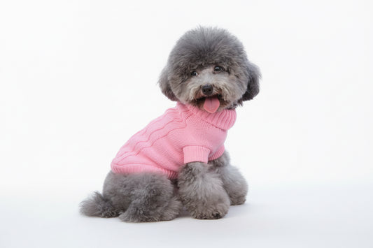 Pet Sweater for small to medium Dogs & Cats , Comfortable Pullover Style - Back leg Loops for snug fit.