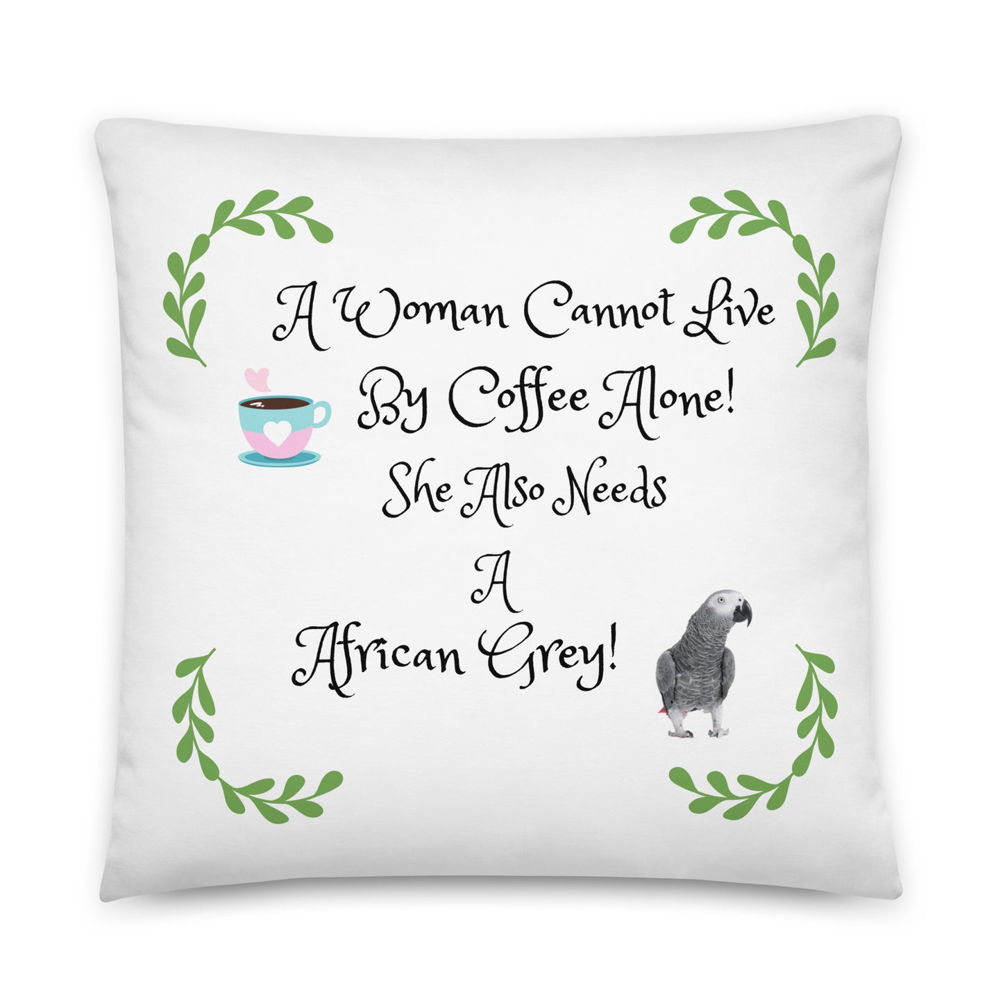 Throw Cushion - African Grey