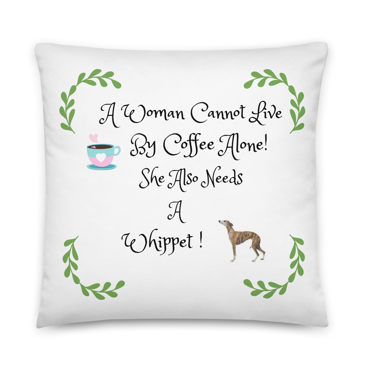 Throw Cushion - Whippet