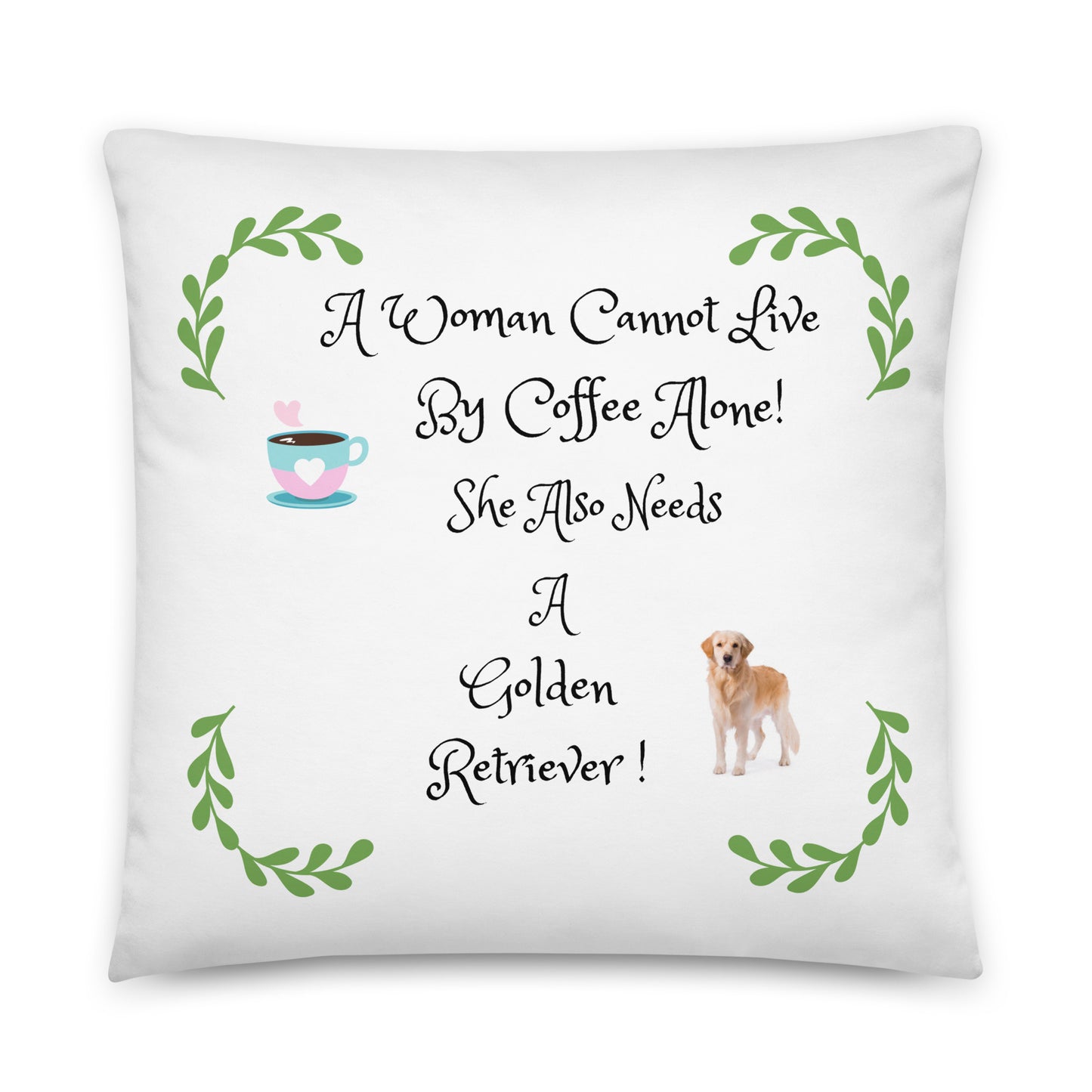 Throw Cushion  - Golden Retriever